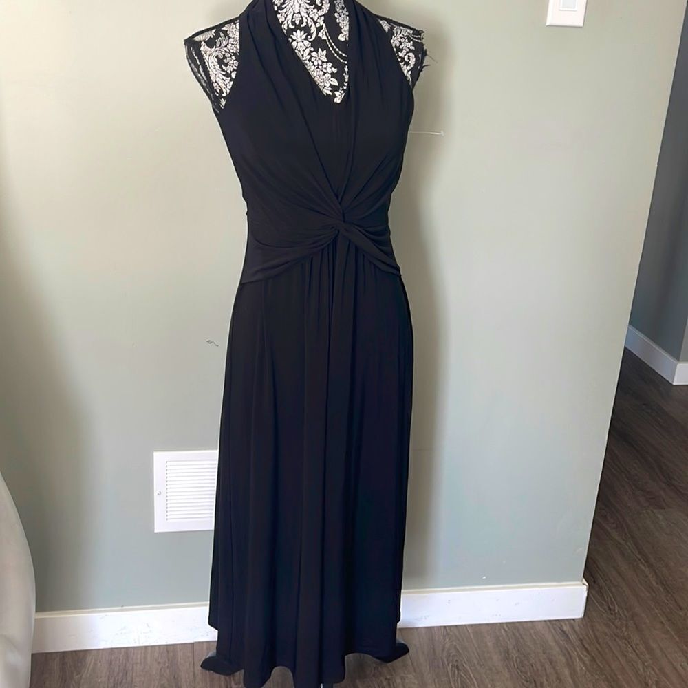 Tommy Hilfiger Black Long Dress NEW